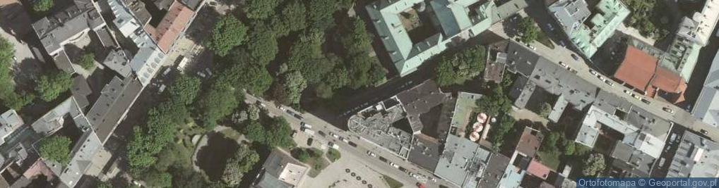 Zdjęcie satelitarne Budynek Komunalnej Kasy Oszczędnościowej w Krakowie