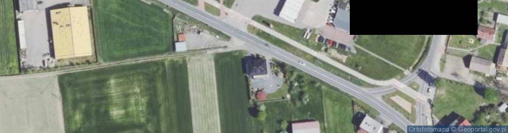 Zdjęcie satelitarne Budynek ochotniczej straży pożarnej w Gwoździanach