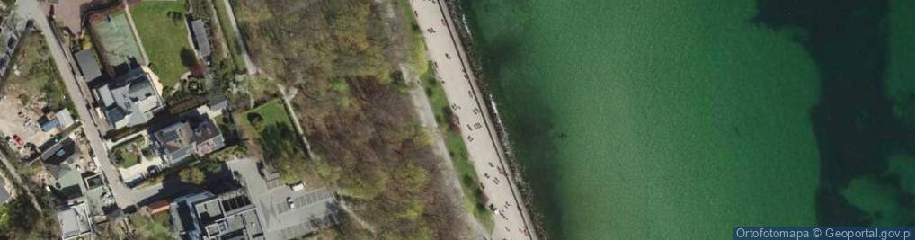Zdjęcie satelitarne Bulwar Nadmorski Gdynia3