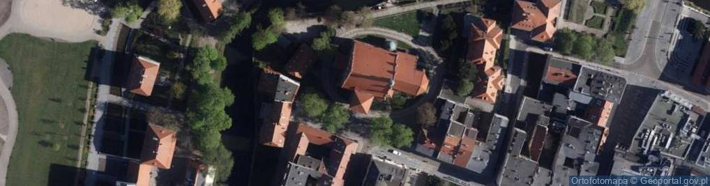 Zdjęcie satelitarne Bydgoszcz katedra 3