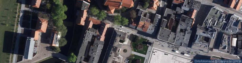 Zdjęcie satelitarne Bydgoszcz katedra