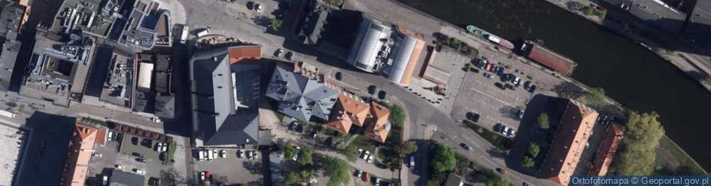 Zdjęcie satelitarne Bydgoszcz Nowe spichrze zima