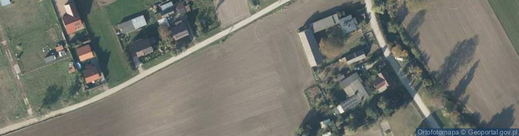 Zdjęcie satelitarne Bystrzek kapliczka