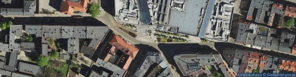 Zdjęcie satelitarne Bytom - Plac Tadeusza Kościuszki