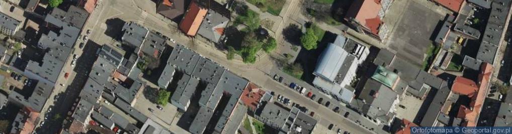 Zdjęcie satelitarne Bytom - Popiersie Fryderyka Chopina 01