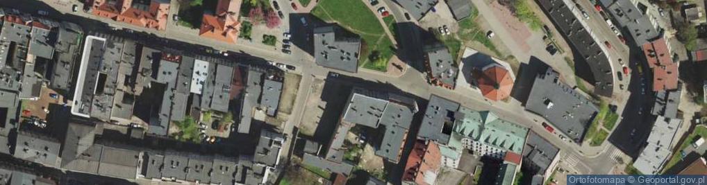 Zdjęcie satelitarne Bytom - Róg ul. Krakowskiej i ul. Korfantego 01