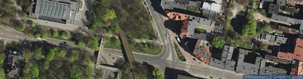 Zdjęcie satelitarne Bytom - Ul. Powstańców Warszawskich 02