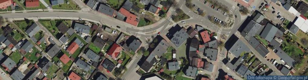 Zdjęcie satelitarne Bytom z lotu ptaka - Radzionków - Centralna Oczyszczalnia Ścieków