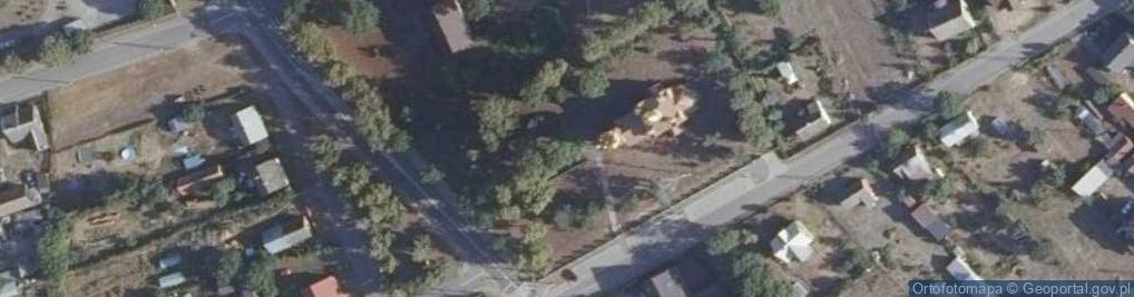 Zdjęcie satelitarne Cerkiew w Michalowie blysk