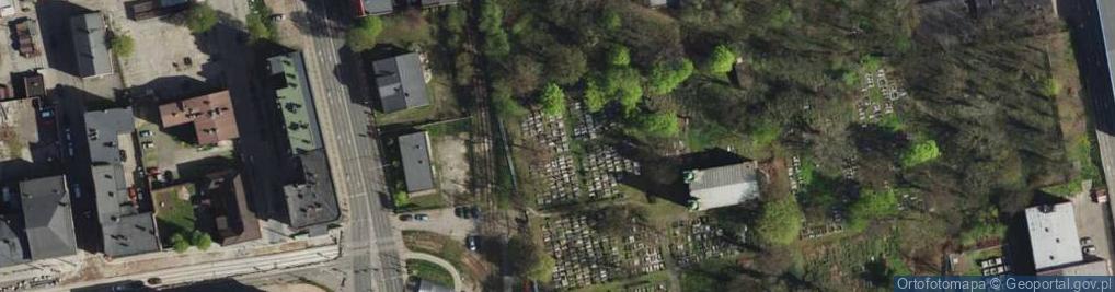 Zdjęcie satelitarne Chorzów - Cmentarz przy ul. Katowickiej 02
