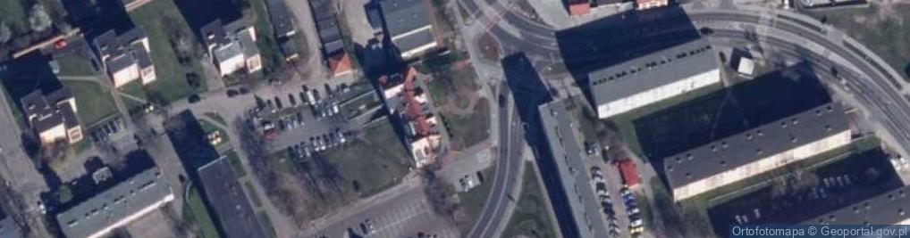 Zdjęcie satelitarne Choszczno - Aleja Gwiazd Kolarstwa Polskiego