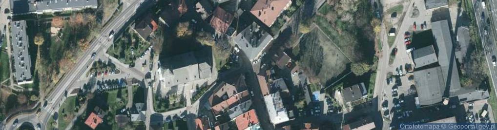 Zdjęcie satelitarne Church of SS. Peter and Paul in Skoczow 2009-07-19 (01)
