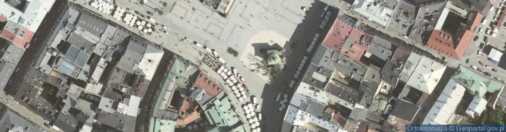 Zdjęcie satelitarne Church of St Adalbert, 2 Main Market square,Old Town,Krakow,Poland