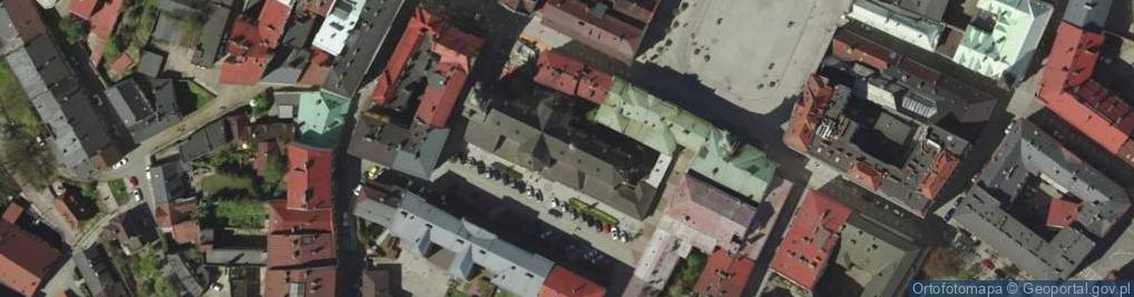 Zdjęcie satelitarne Cieszyn - Kościół św. Marii Magdaleny - Tumba