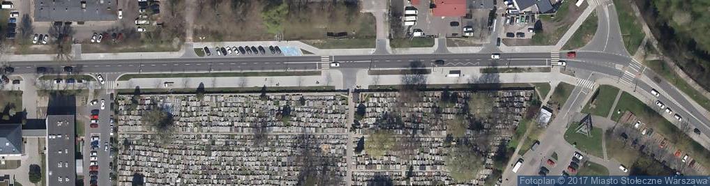 Zdjęcie satelitarne Cmentarz na Sluzewie 7