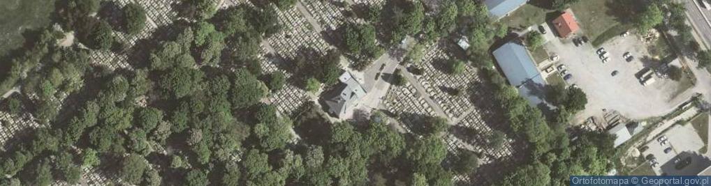 Zdjęcie satelitarne Cmentarz podgorski nowy-Krakow
