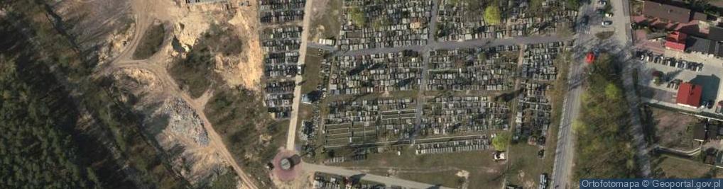 Zdjęcie satelitarne Cmentarz w Skolimowie