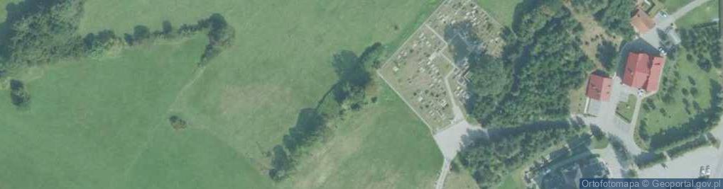 Zdjęcie satelitarne Cmentarz wojenny nr 358 Laskowa 10