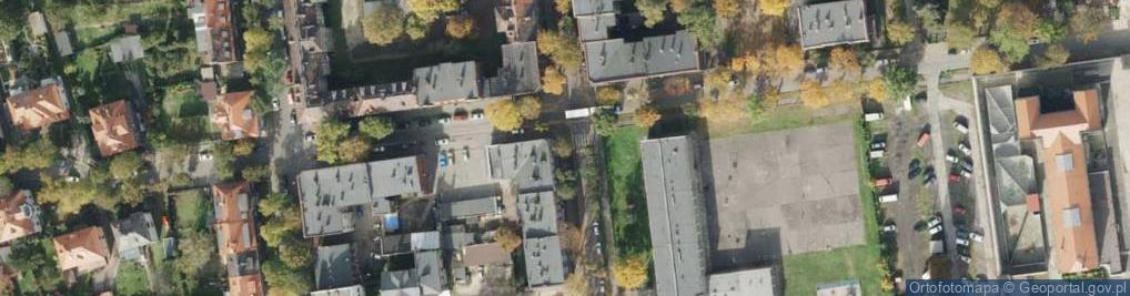 Zdjęcie satelitarne Cmentarz żydowski w Zabrzu15