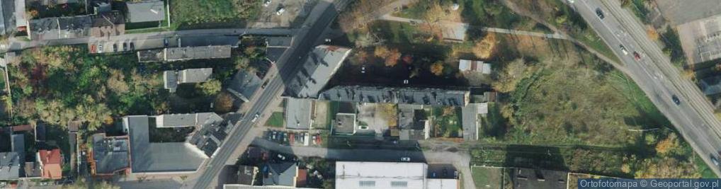 Zdjęcie satelitarne Częstochowa-al NMP dom Frankego
