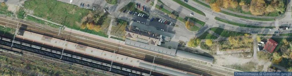 Zdjęcie satelitarne Częstochowa muzeum kolejnictwa piętro 16.01.10 p