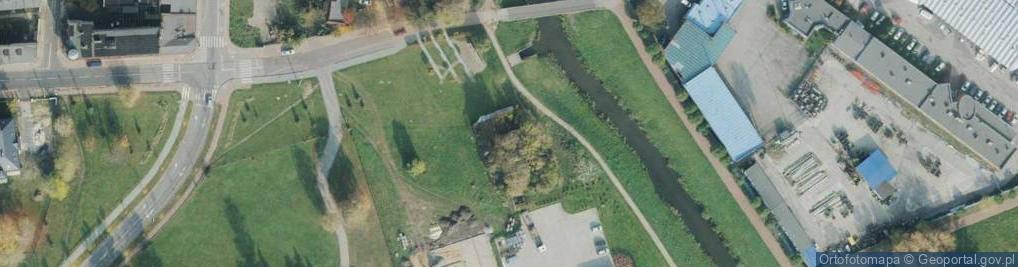 Zdjęcie satelitarne Częstochowa Warta pomnik 1