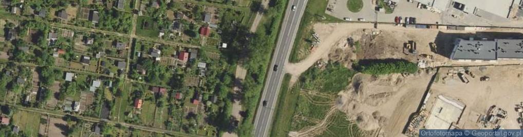 Zdjęcie satelitarne Droga krajowa nr 3 - Lubin