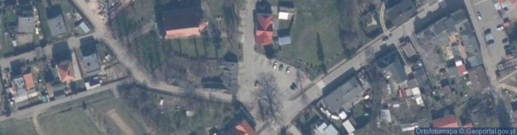 Zdjęcie satelitarne Dygowo - kościół