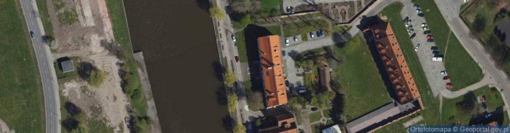 Zdjęcie satelitarne Elbląg, muzeum, braktáty