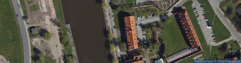 Zdjęcie satelitarne Elbląg, muzeum, dvoutalár z 17 století