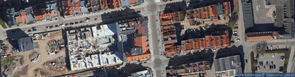 Zdjęcie satelitarne Elbląg, Stary Rynek, Brama Targowa