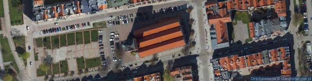 Zdjęcie satelitarne Elbląg, Stary Rynek, katedrála svatého Mikuláše, interiér kostela