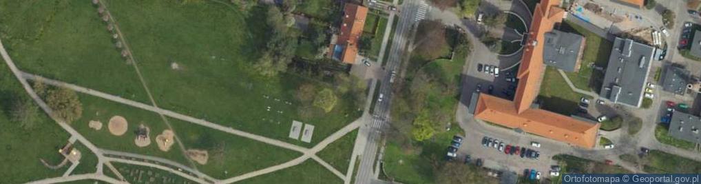Zdjęcie satelitarne Elbląg, Stefana Zeromskiego, ulice