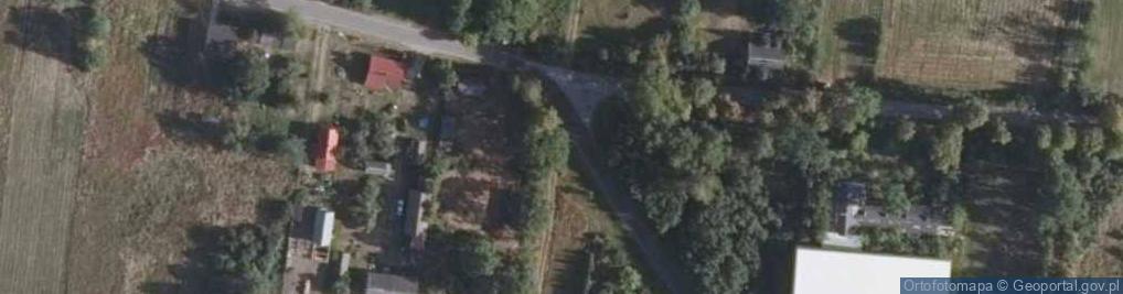 Zdjęcie satelitarne Eliaszuki krzyż 13.07.2009 p
