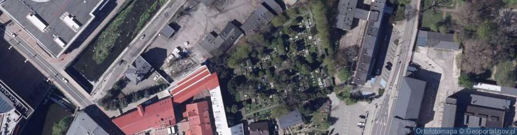 Zdjęcie satelitarne Evangelical Cemetery in Bielsko-Biała (Piłsudkiego) 6