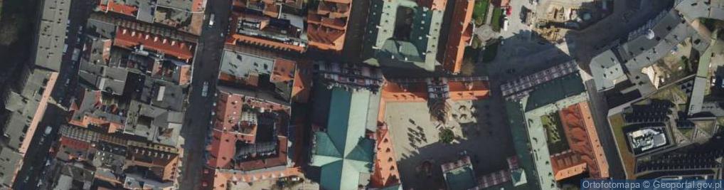 Zdjęcie satelitarne Fara sklepienie Poznan