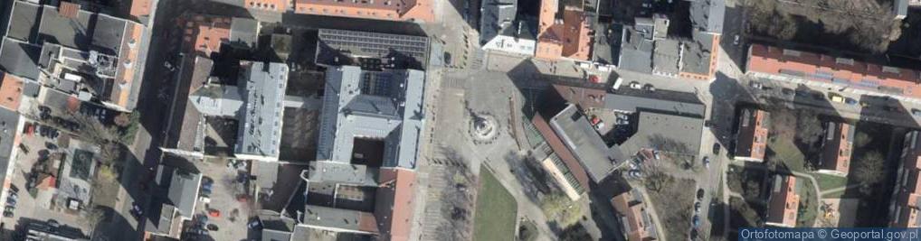 Zdjęcie satelitarne FontannaOrlaBialegoWSzczecinie