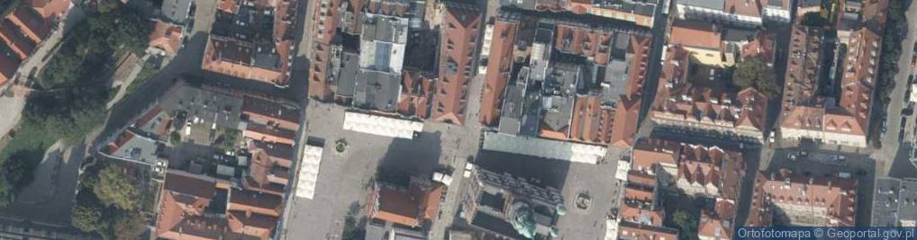 Zdjęcie satelitarne Franciszek Jaśkowiak tablica Poznań