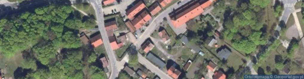 Zdjęcie satelitarne Frombork szpital 1