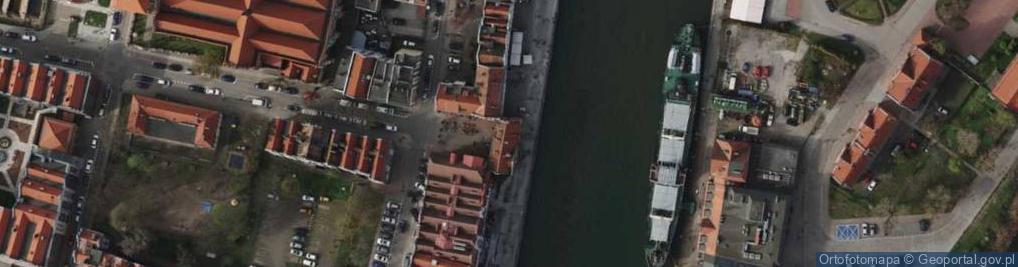 Zdjęcie satelitarne Gdańsk Główne Miasto - Brama Świętojańska