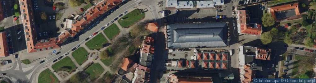 Zdjęcie satelitarne Gdańsk - Hala targowa 01