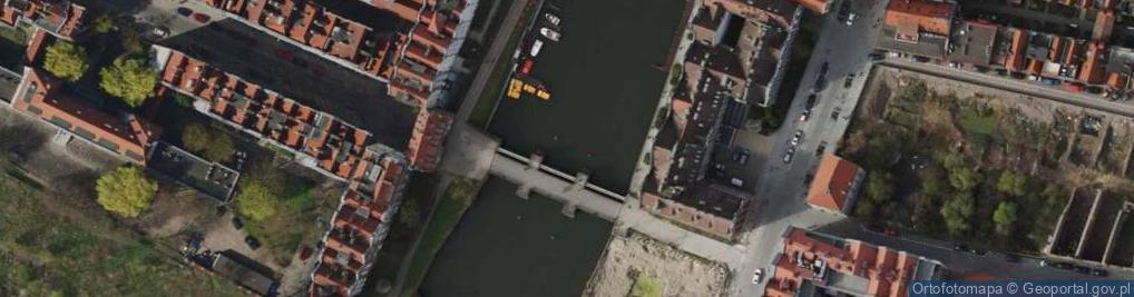 Zdjęcie satelitarne Gdańsk spichrze