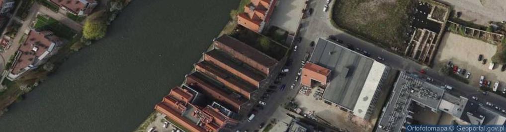 Zdjęcie satelitarne Gdańsk - Wyspa Spichrzów 01