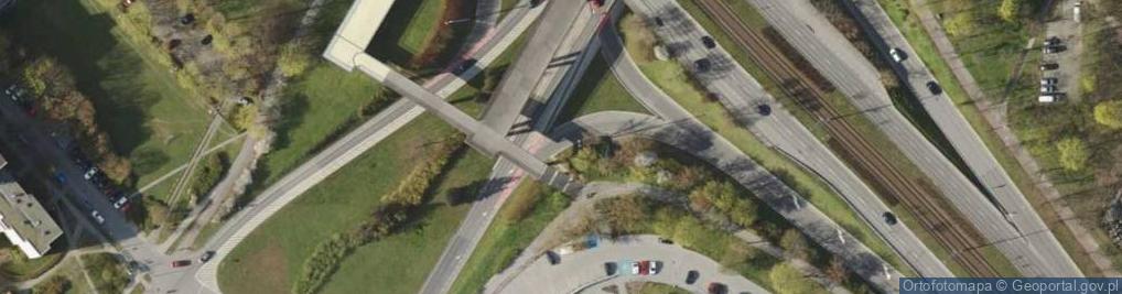 Zdjęcie satelitarne Gdańsk Zaspa - road junction (ubt)