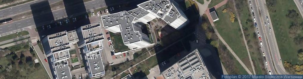 Zdjęcie satelitarne Gdański Wieżowiec w Warszawie