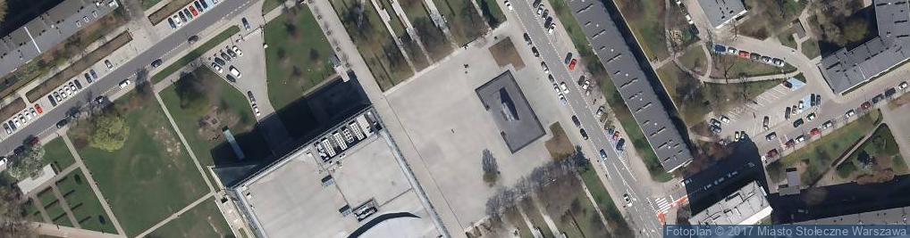Zdjęcie satelitarne Getto Pomnik Bohaterow