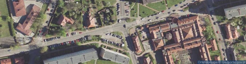 Zdjęcie satelitarne Giszowiec kopalnia Staszic 01