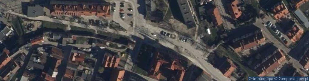 Zdjęcie satelitarne Gniew dom dowodcy