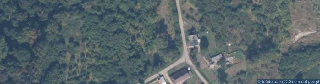 Zdjęcie satelitarne Grabiny Zameczek brama