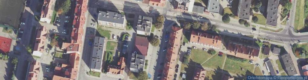 Zdjęcie satelitarne Gryfice Sugar factory 2008-02